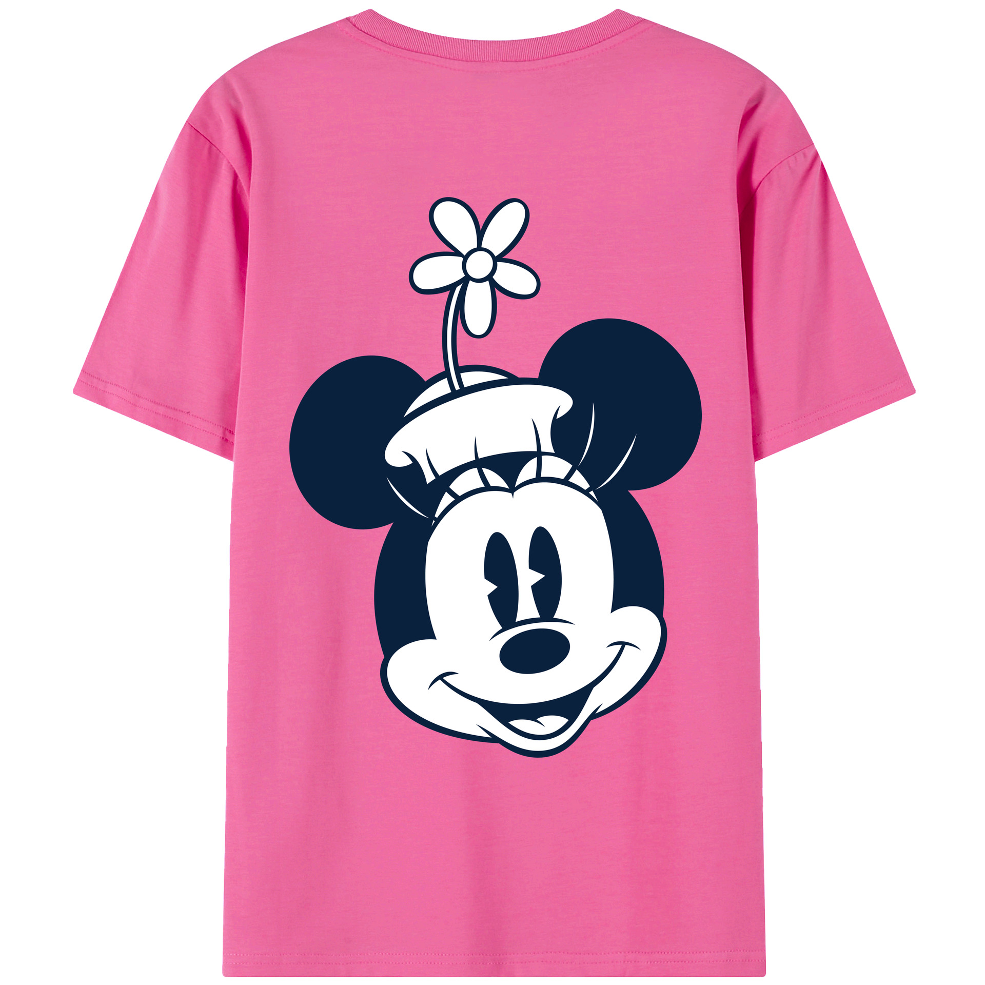 （画像用） ミッキーマウス Mickey Mouse レディース半袖Tシャツ(バックプリント)